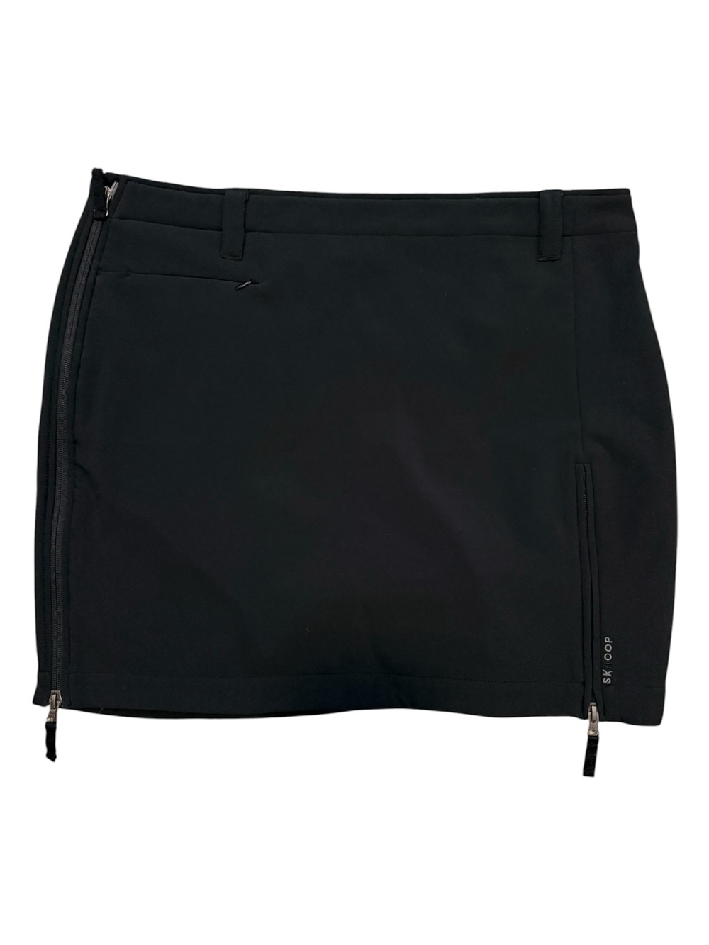 SKHOOP Outdoor Hiking Performance Skirt XL NWOT Black Zip Gusset Stretch